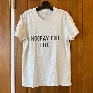 HOORAY FOR LIFE! Amanda & Anna Kloots t-shirt